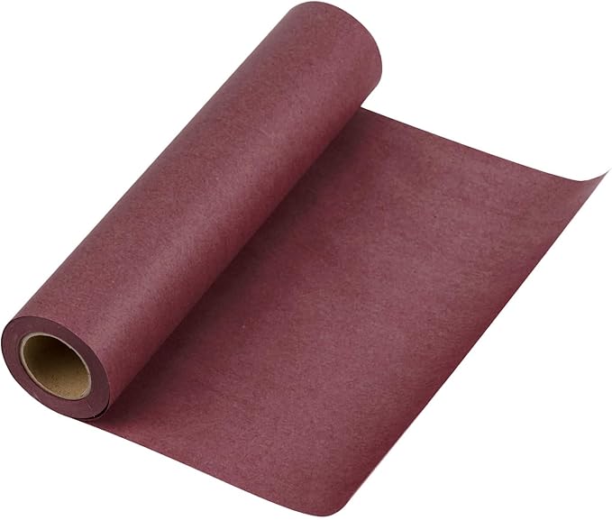 RUSPEPA Wine Red Kraft Paper Roll by RUSPEPA