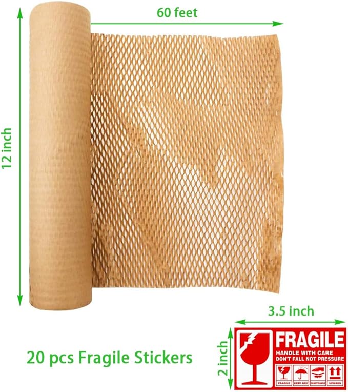 Honeycomb Packing Paper 12" W x 60' L Packing Paper - Image 2