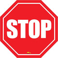Mighty Line Stop Floor Sign Sticker by MightyLine
