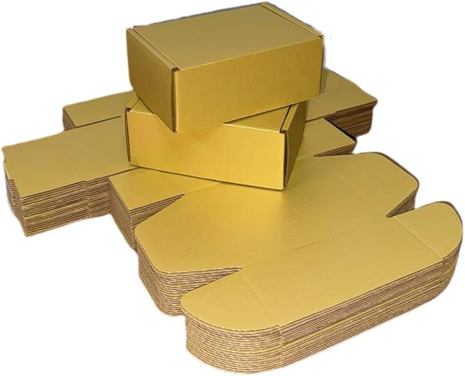 50 Pcs 4.3 x 3.1 x 2 inches Mini Size Corrugated Cardboard Gift Boxes - Image 4