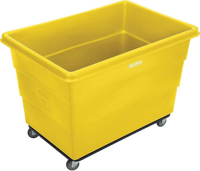 Global Industrial 20 Bushel Plastic Bulk Box Truck, Steel Chassis Base - Image 8