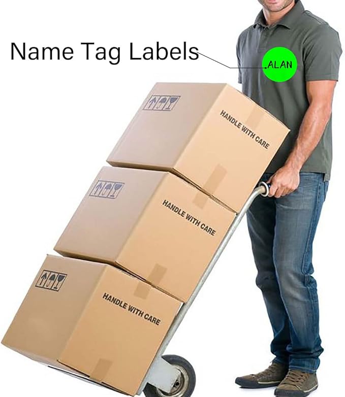 PARLAIM 3 Inch Color Coding Dot Stickers, 500 per Dispenser Box Color Coded - Image 5