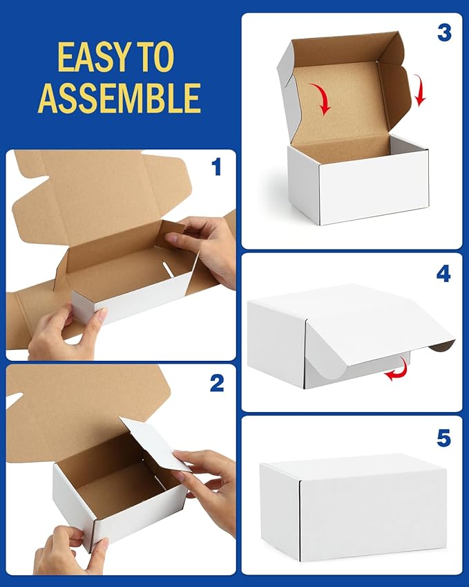 Assorted-Sizes-Shipping-Boxes-24-Pack: 11x8x2 & 12x9x3 & 13x10x2 - Image 5