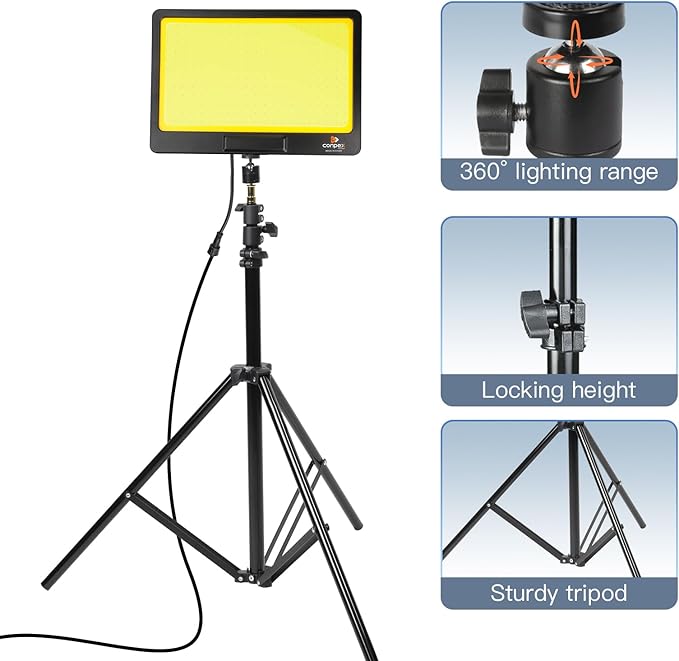 CONPEX Corded Led Camping Lights 23000 Lumens Telescoping Camping Light Tripod - Image 4