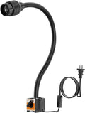 Magnetic Work Light, Three-ColorTemperature, 1320 Lumen 120v FlexibleGooseneck by SSHUNCANDA
