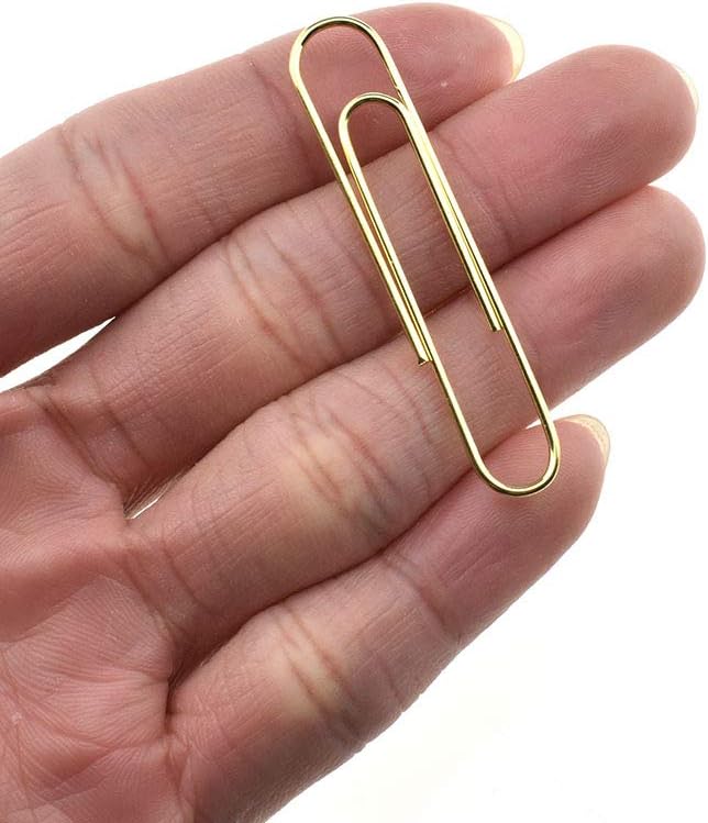 HAHIYO Paper Clips Large Sturdy 2 inches Length 70 Pack Paperclips Heavy Duty by HAHIYO