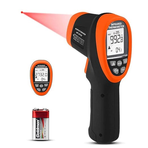 -58℉~2732℉ Digital Pyrometer 30:1 Dual Laser Industrial IR Temperature Gauge by AOPUTTRIVER