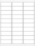 BESTEASY 30-up 500 Sheets 1" X 2-5/8" Address Shipping Labels by BESTEASYLABELPRINTER