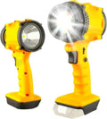 LED Work Light Compatible with DEWALT, Portable Dual Head Handheld Spotlight by LETOUR