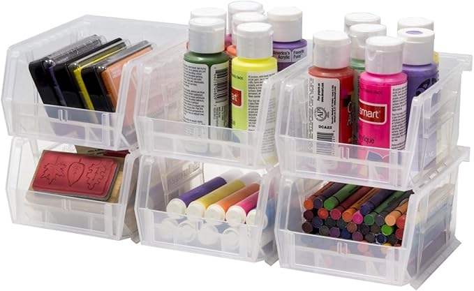 Akro-Mils 30210 AkroBins Plastic Storage Bins, Space-Saving Stackable Bins - Image 11