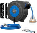 50 FT Retractable Extension Cord Reel, Heavy Duty 12AWG/3C SJTOW Power Cord by ISLEWIRE