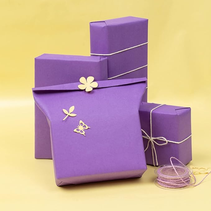 RUSPEPA Dark Purple Kraft Paper Roll - Image 6