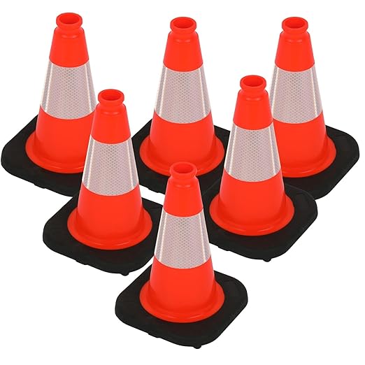 BESEA 12 Inch Traffic Cones, Safety Cones by BeSea