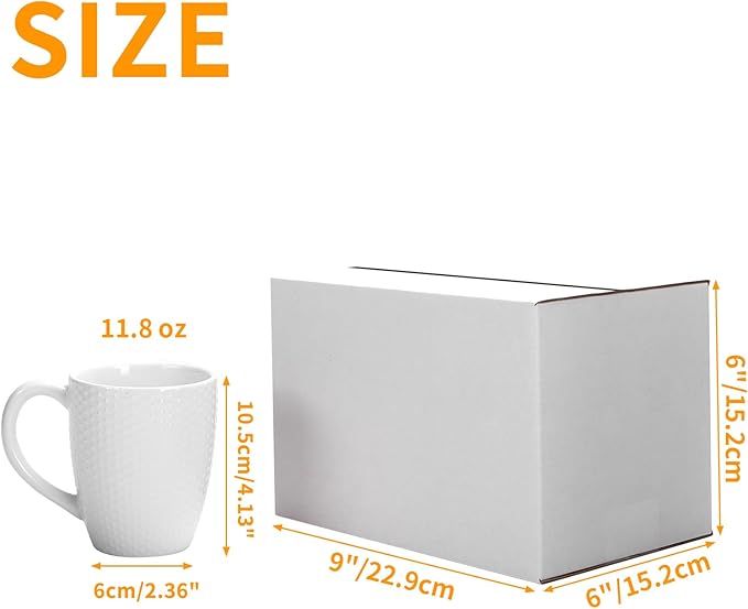 PETAFLOP 9x6x6 Shipping Boxes Set of 25, Small White Cardboard Mailer Box - Image 2