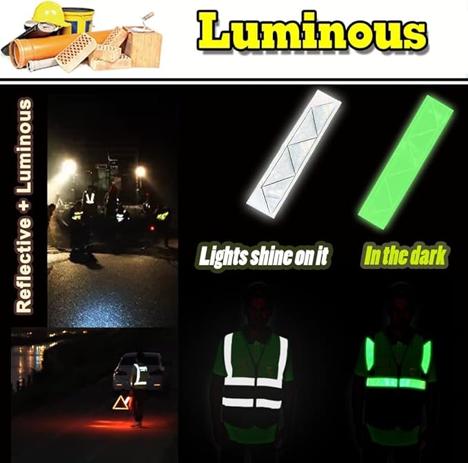 YOWESHOP High Reflective Visibility Safety Vest Custom Your Logo Safety Workwear - Image 2