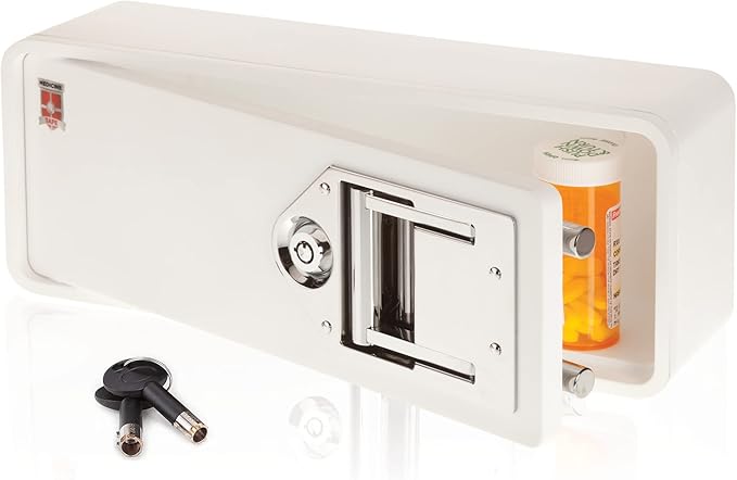 Medicine Cabinet Safe-Barrel Key Lockbox by VisittheMedicineRXSafeBrandPage
