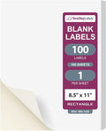 NextDayLabels - Full Page Labels 8.5 x 11 - White Shipping Labels - 8.5 x 11 by NextDayLabels