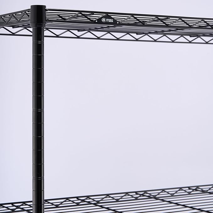 3 Tier Shelf Metal Storage Shelves Wire Rack Closet Organizers - Image 8
