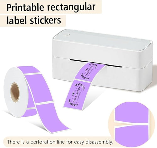1x2 Inch Thermal Labels, Waterproof Removable Blank Stickers - Image 2