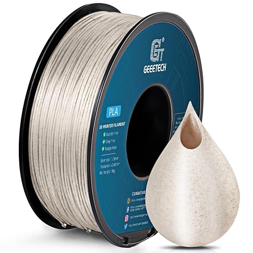 Geeetech Marble PLA Filament, 1.75mm 3D Printer Filament 1kg, Dimensional by GEEETECH