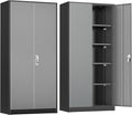 INTERGREAT Metal Storage Cabinet, Locking Tool Cabinets by INTERGREAT