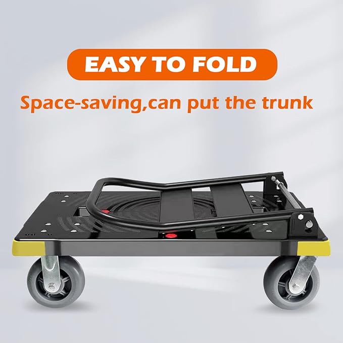 Folding Push Cart Dolly - Image 7