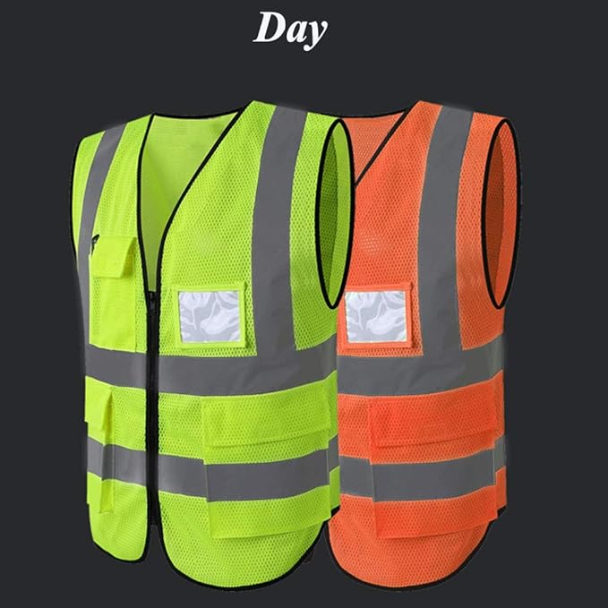HYCOPROT High Visibility Mesh Safety Reflective Vest - Image 3