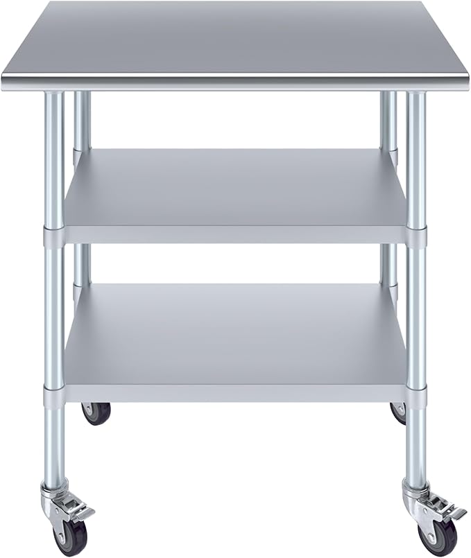 AmGood Stainless Steel Work Table - Image 2