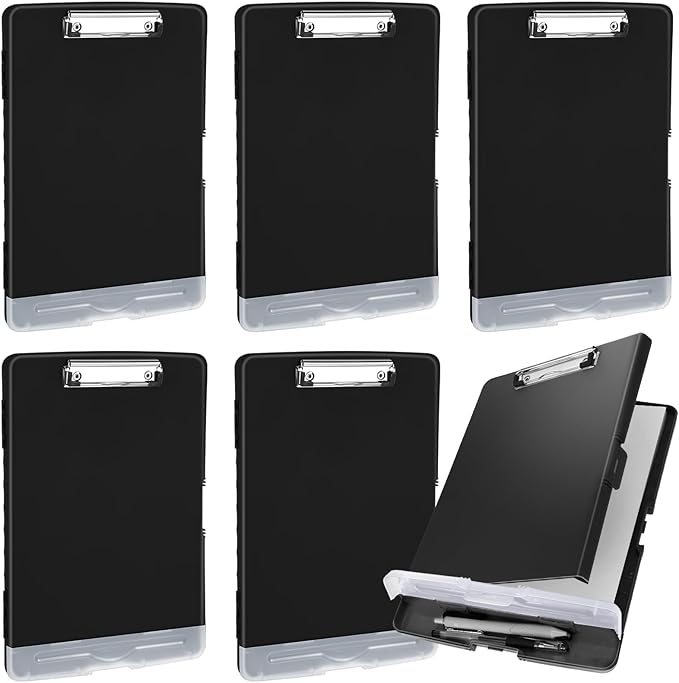 Crtiin 6 Pcs Plastic Clipboard by Crtiin
