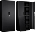 Metal Storage Cabinet, 71 Inch Tall Metal Storage Cabinet by YEEZER