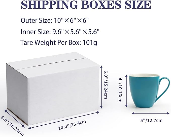 Small Shipping Boxes 10x6x6 Inch set of 40, Moving and Storage - Image 6