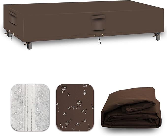 Heavy Duty Patio Furniture Covers Waterproof, 600D Outdoor Furniture Cover by CNCZMH
