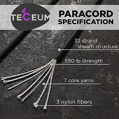 Paracord Rope 550 lb 4mm – Parachute Cord – Utility Camping Rope - Image 2