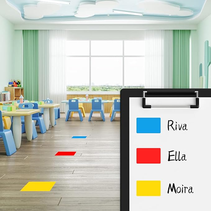 Rectangle Labels Sticker 3×5 Inch Vinyl Floor Stickers Color Coding Name Tags - Image 5
