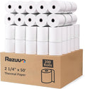 2 1/4 x 50 Thermal Paper Rolls- Credit Card Receipt Paper by Razuvo