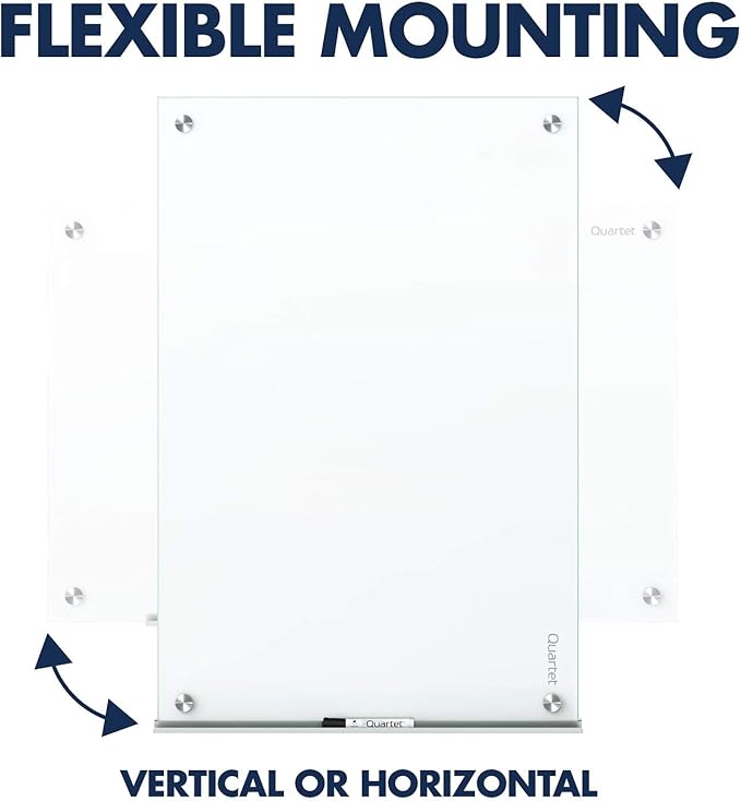 Quartet Dry Erase Board, Magnetic Whiteboard 6' x 4', Glass Board - Image 9