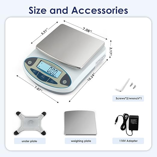 CGOLDENWALL High Precision Lab Digital Scale Analytical Electronic Balance - Image 6