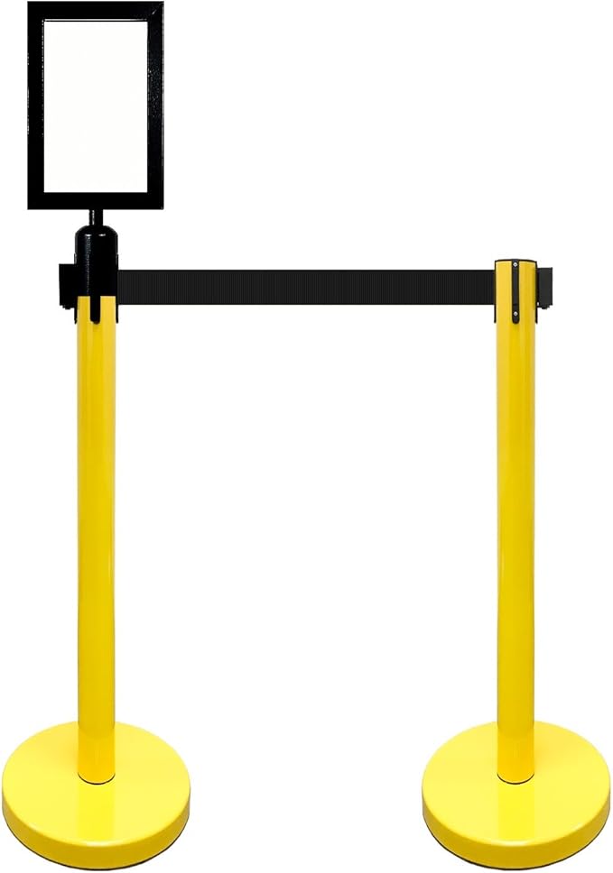 Retractable Stanchion, 6 SPECIALTY Posts + Signframe - Image 2