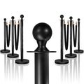 6PCS Black Stanchions Posts by Focusonmodernpracticalhome