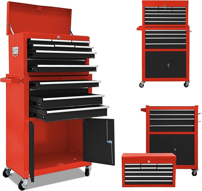 13-Drawer Rolling Tool Chest by Unknown