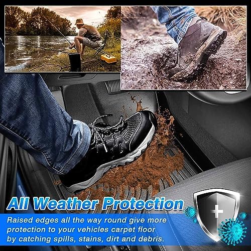 Cartist Floor Mats Cargo Liner Custom Fit for Hyundai Tucson PHEV 2022 2023 2024 2025 Accessories All Weather Carpet Protection TPE Odorless - Image 3