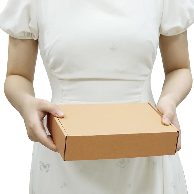 PHAREGE 9x6x2 inch Shipping Boxes Bulk 40 Pack Brown, Tab Lock Tuck Top Mailer - Image 4