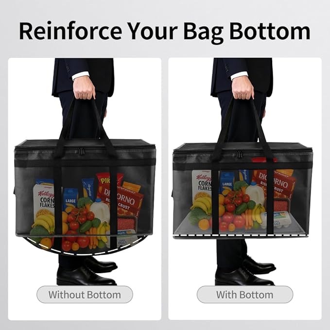 Bodaon Large 2-Pack Insulated Food Delivery Bag - Image 5