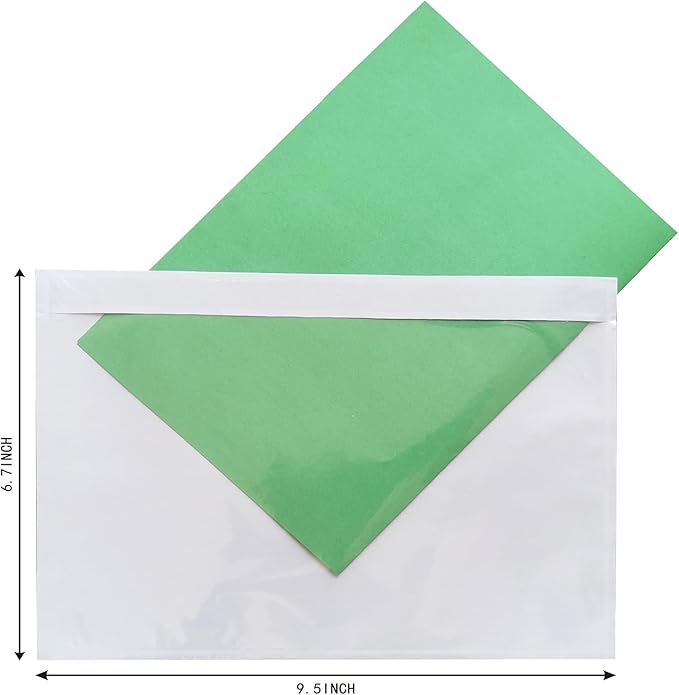 1000 Pcs 9.5"x6.7" Self-Sealing Packing List Envelope Pouches, Mailing Pouch - Image 4