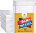 Water Resistant Bubble Envelope Mailers 6 inch x 9 inch #0 White Poly Padded by Unknown