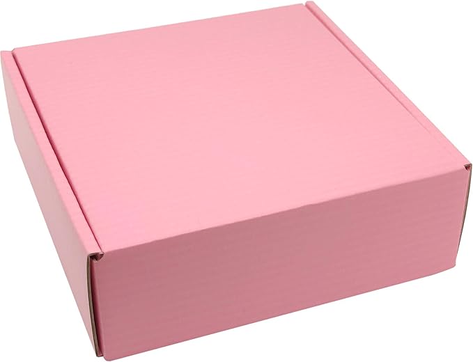 Small Pink Shipping Boxes for Small Business Pack of 25-8x8x4 inches Cardboard - Image 5