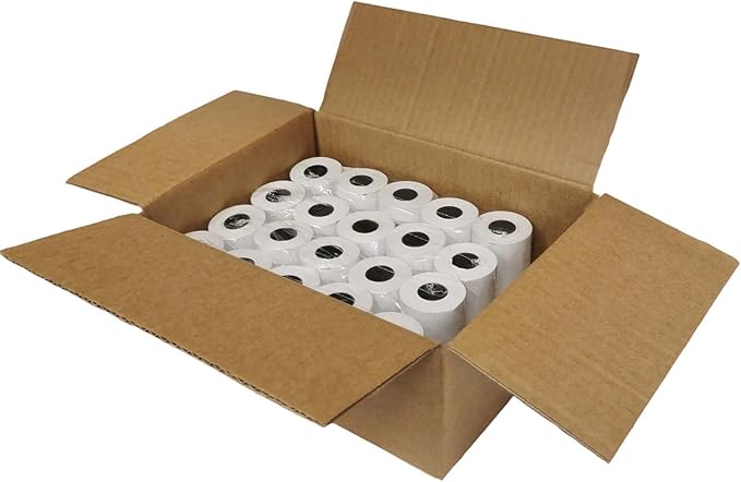 2 1/4 x 50 Thermal Receipt Paper Rolls, POS Cash Register Paper Rolls, BPA Free by lelulebel