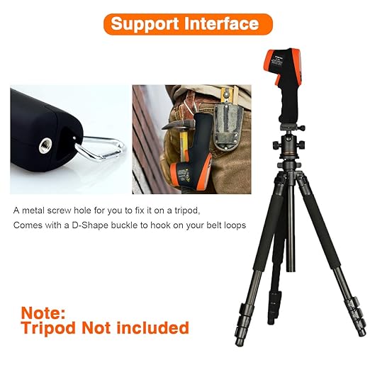 BTMETER BT-1800 Non Contact Pyrometer High Temperature Infrared Thermometer Gun - Image 3