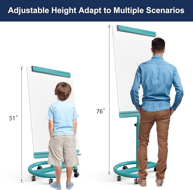 TSJ OFFICE Mobile Whiteboard Magnetic - Image 3