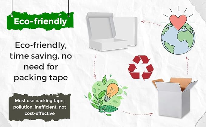 White Shipping Boxes 6x6x6 Heavy Duty, Lightweight - Image 6